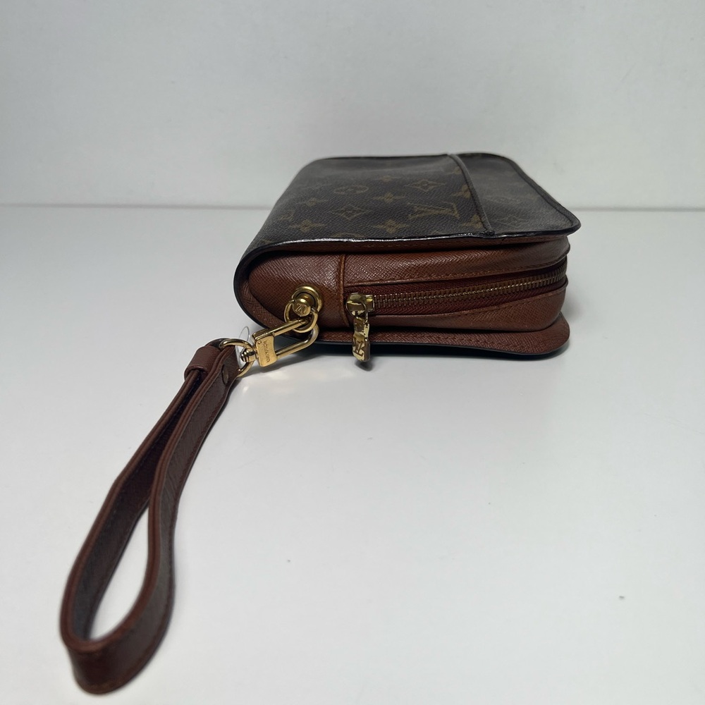 Louis Vuitton LV Orsay Monogram Logo Leather Clutch Wristlet Handbag Purse - Picture 7 of 16